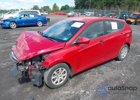 2013 Hyundai Accent Gs из США, поврежденный, VIN KMHCT5AE4DU135293